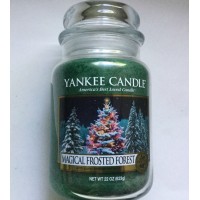 Yankee Candle MAGICAL FROSTED FOREST 22 oz LARGE JAR HOLIDAY FAVORITE   332764050550